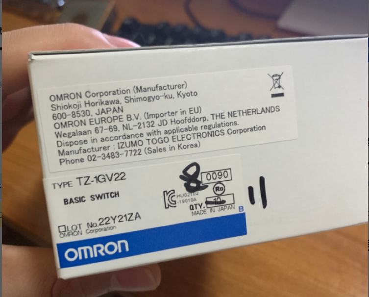 Omron/歐姆龍?jiān)b全新正品耐高溫微動(dòng)開(kāi)關(guān)TZ-1GV22 